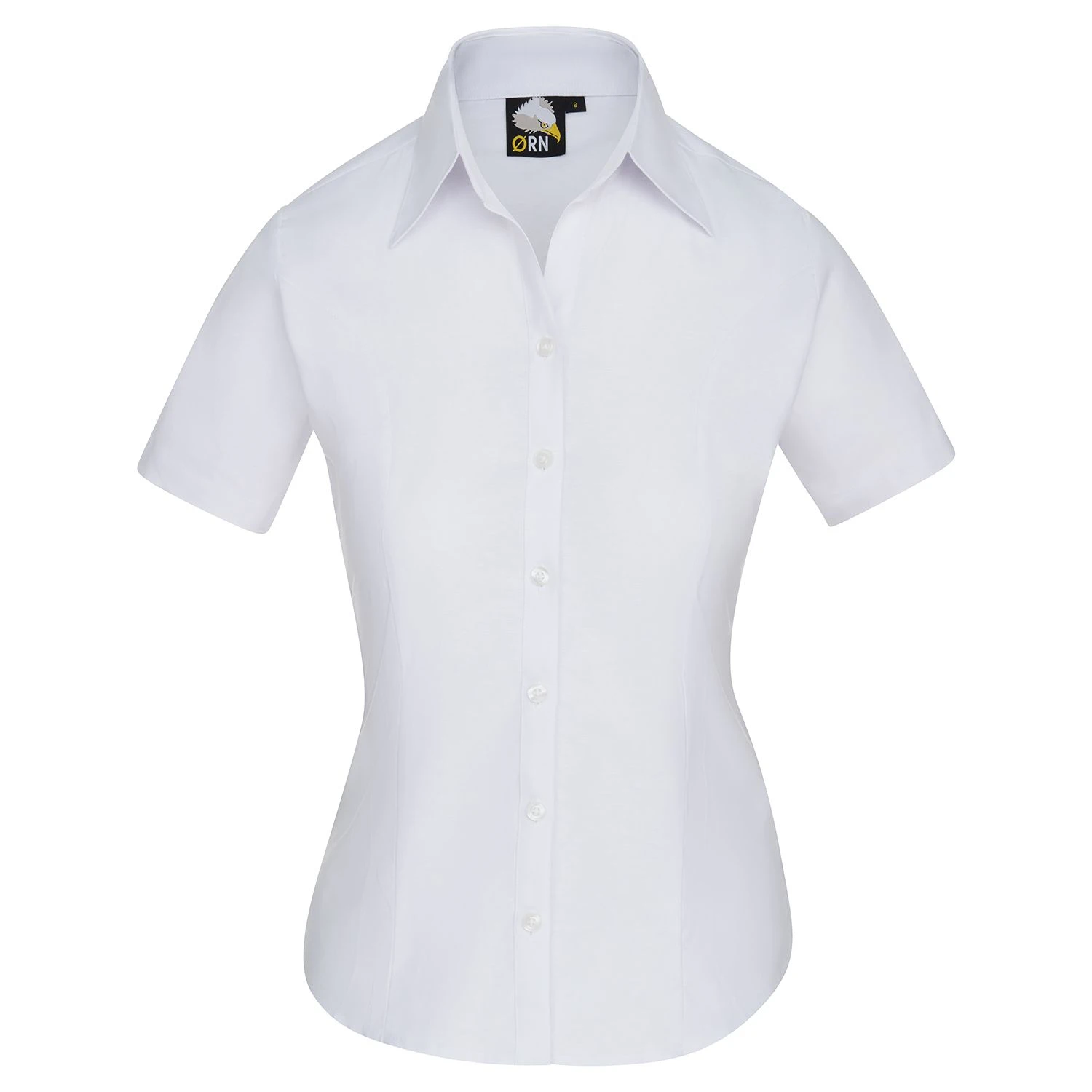 ØRN Classic Oxford SS Blouse 2 ØRN Classic Oxford SS Blouse - Image 2