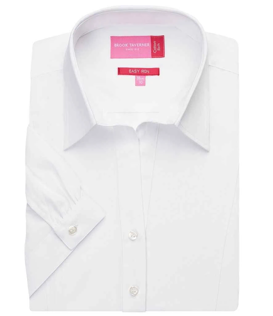 Brook Taverner Ladies Paduli Short Sleeve Poplin Shirt 1 Brook Taverner Ladies Paduli Short Sleeve Poplin Shirt