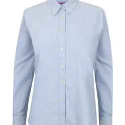 Henbury Ladies Long Sleeve Classic Oxford Shirt