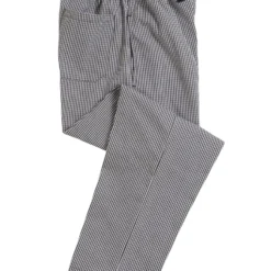 Dennys Unisex Elasticated Check Chefs Trouser