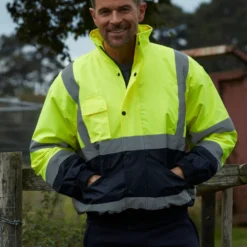 Yoko Hi-Vis 2 Tone Bomber Jacket -Sol's Clothing Store 0ad54f6e0ce2abf01cdd5ee69d814750e85d40a11c8d91384268becb0eb68c0a