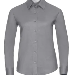 Russell Collection Ladies' Long Sleeve Tailored Oxford Shirt