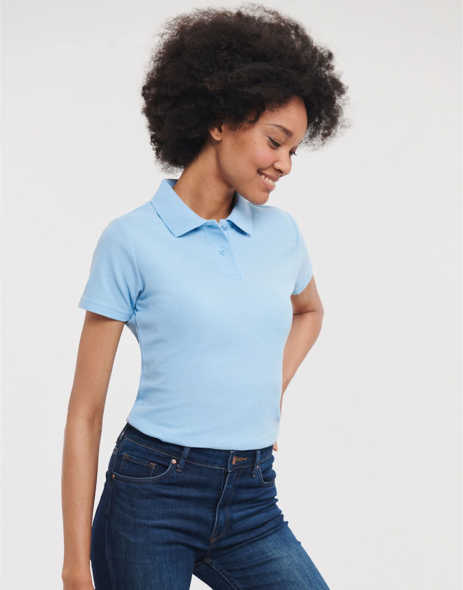 Russell Ladies' Classic Polycotton Polo 4 Russell Ladies' Classic Polycotton Polo - Image 4