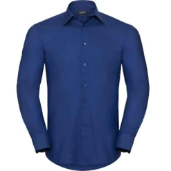 Russell Collection Mens Long Sleeve Tailored Oxford Shirt -Sol's Clothing Store 10196cf3af83ab0feddf4011434b489fd72e29f07a12f445958717e0736f754b