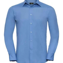 Russell Collection Mens Long Sleeve Tailored Polycotton Poplin Shirt -Sol's Clothing Store 105ab934e13d98b503e314acce3e1b071880f89da25858a1508425f50b9f790f