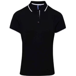 Premier® Premier Ladies Contrast Coolchecker Piqué Polo Shirt -Sol's Clothing Store 11a9a8bc3f3b279fbcc20e67e5cf61d1c87e255426370ea3270e51e253095876