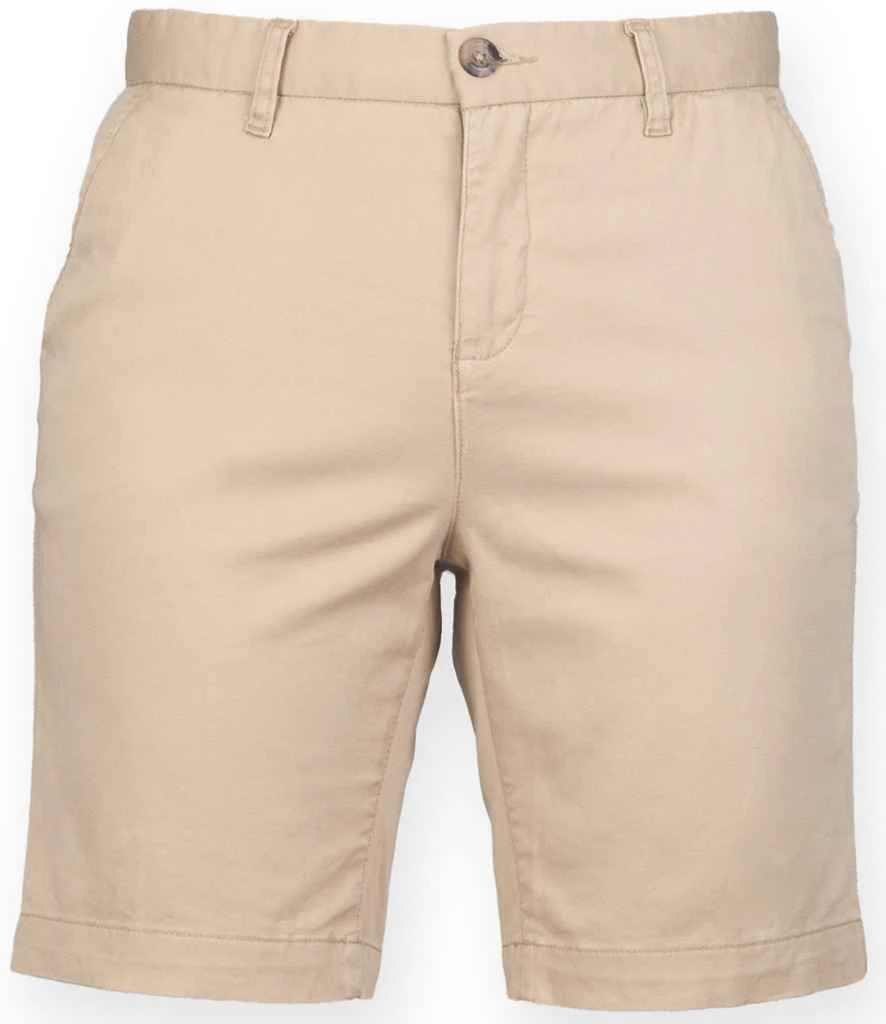 Front Row Ladies Stretch Chino Shorts 3 Front Row Ladies Stretch Chino Shorts - Image 3