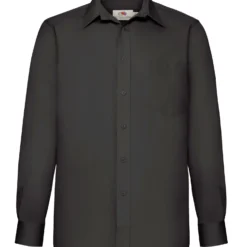 Fruit Of The Loom Mens Long Sleeve Poplin Shirt