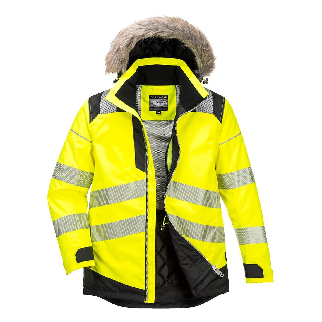 Portwest PW3 Hi-Vis Winter Parka Jacket 1 Portwest PW3 Hi-Vis Winter Parka Jacket