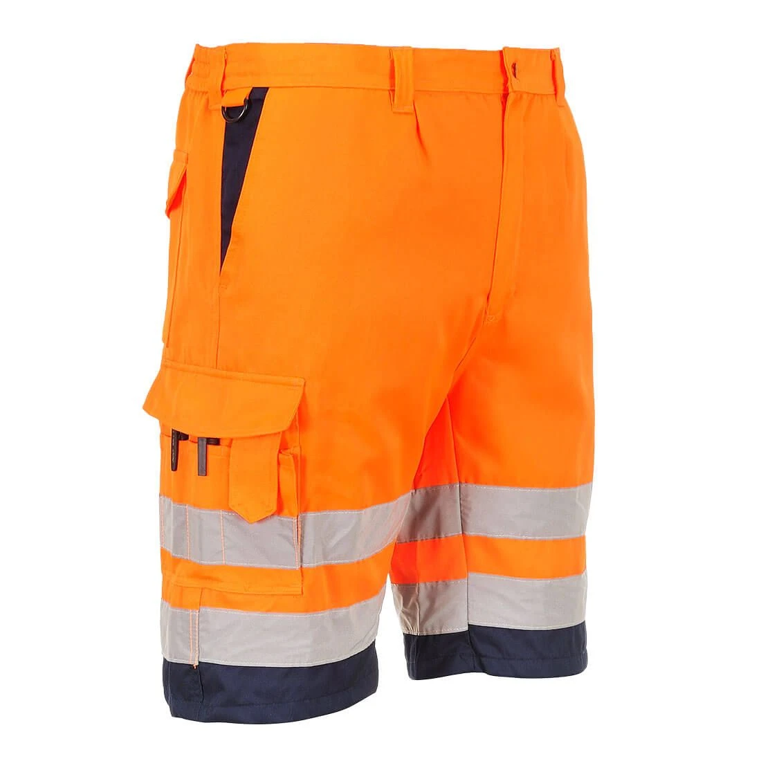 Portwest Hi-Vis Lightweight Polycotton Shorts 1 Portwest Hi-Vis Lightweight Polycotton Shorts