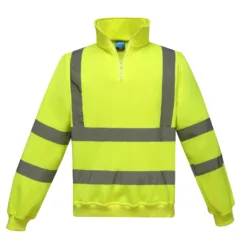 Yoko Hi-Vis 1/4 Zip Sweatshirt -Sol's Clothing Store 1b6e88ae2c310daf809affe0b7fe08eedb477a215f0d153a91594e3d831f3476