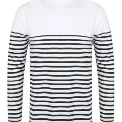 Front Row Unisex Long Sleeve Breton Striped T Shirt
