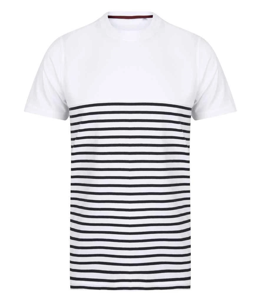 Front Row Unisex Breton Striped T Shirt 1 Front Row Unisex Breton Striped T Shirt