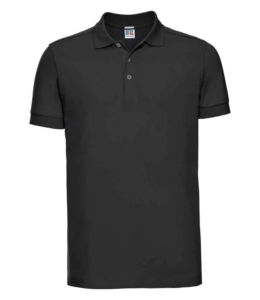 Russell Mens Fitted Stretch Polo 4 Russell Mens Fitted Stretch Polo - Image 4