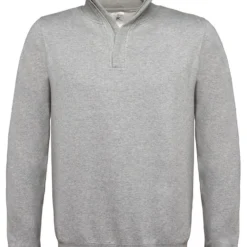 B&C ID.004 Cotton Rich 1/4 Zip Sweat -Sol's Clothing Store 20ad135971d38914766fbff62951d28053e91e94d1ea38887e43df2dde942be0