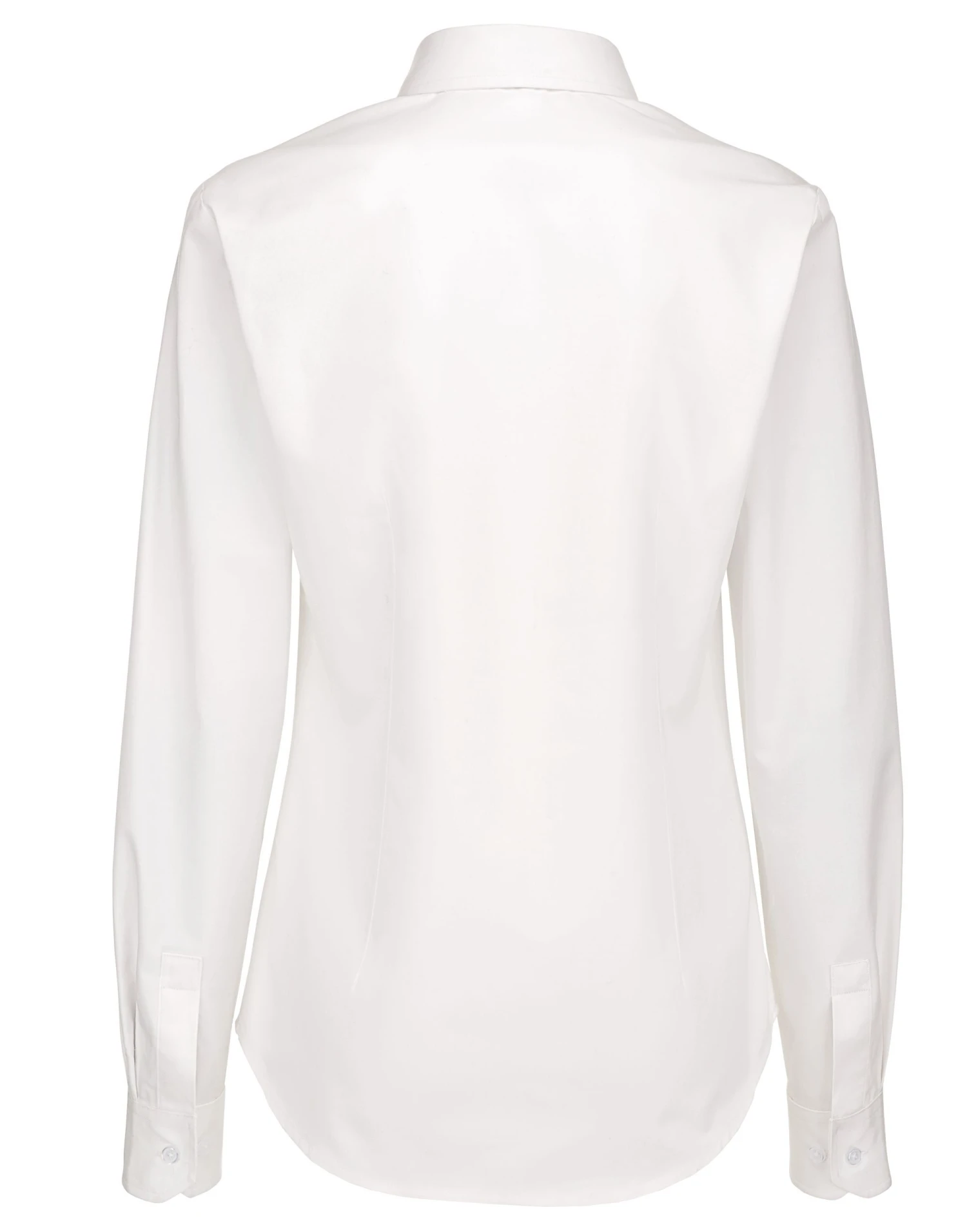 B&C Womens Sharp Twill Long Sleeve Shirt 4 B&C Womens Sharp Twill Long Sleeve Shirt - Image 4