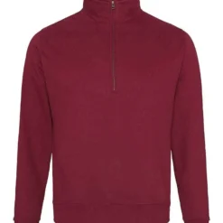 Just Hoods Awdis Sophomore Zip Neck Sweatshirt