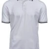 Tee Jays Mens Luxury Stripe Stretch Polo