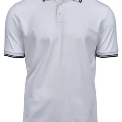 Tee Jays Mens Luxury Stripe Stretch Polo