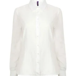 Henbury Ladies Long Sleeve Wicking Shirt