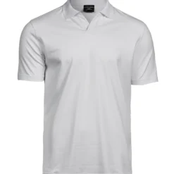 Tee Jays Mens Luxury Stretch V-Neck Polo -Sol's Clothing Store 245886906a1f7032fccaa242a854960651eb40953b440529eebfce581448dd23