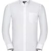 Russell Collection Mens Long Sleeve Tailored Button-Down Oxford Shirt