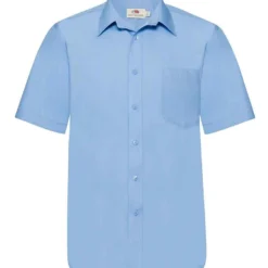 Fruit Of The Loom Mens Short Sleeve Poplin Shirt -Sol's Clothing Store 29d90ed05dc05646119534cc3885c1bbe4ee1a39d1fc380fc2a9565a0ee2ea2c