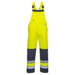 Portwest Girona Hi-Vis Contrast Work Bib And Brace