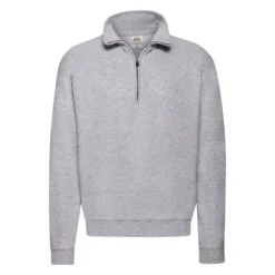 Fruit Of The Loom Mens Classic Zip Neck Sweat -Sol's Clothing Store 2b5b550be2bca2edc079f881dc3b523644f413d7d391fdd769d63788b61249a2