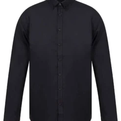 Henbury Modern Long Sleeve Slim Fit Oxford Shirt
