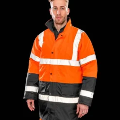 Result Safe-Guard Motorway 2-Tone Safety Coat -Sol's Clothing Store 2cefa73690dc76cfc552cbf68d2b040274b37a87aff3a45acda93ef17cafe724