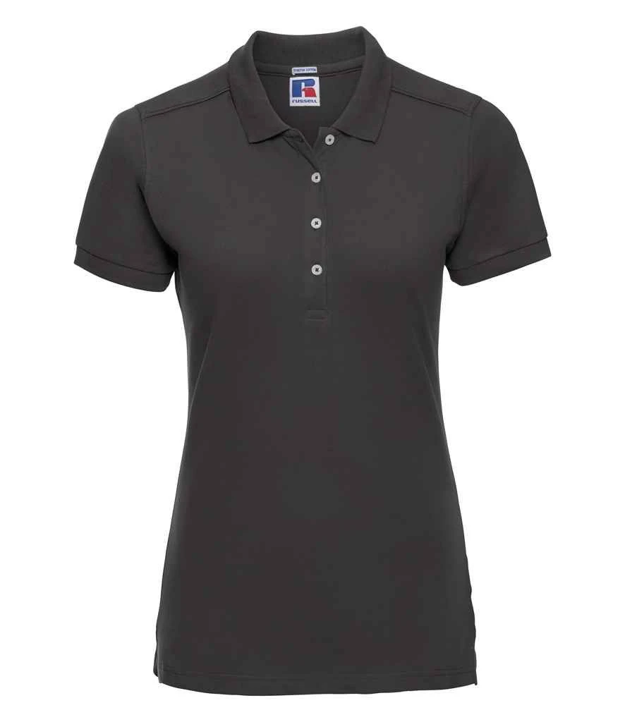 Russell Ladies' Fitted Stretch Polo 4 Russell Ladies' Fitted Stretch Polo - Image 4