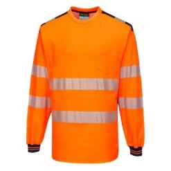 Portwest PW3 Hi-Vis Cotton Comfort T-Shirt L/S -Sol's Clothing Store 30aea53fdd0788dc54a6b37973765b09081303289e14ef64a3a1c509ce4239d1