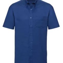 Russell Collection Mens Short Sleeve Classic Oxford Shirt -Sol's Clothing Store 30f9d2c3412f257ee0bd6e912334685249be6fed183998c0cd0d19c069615d88