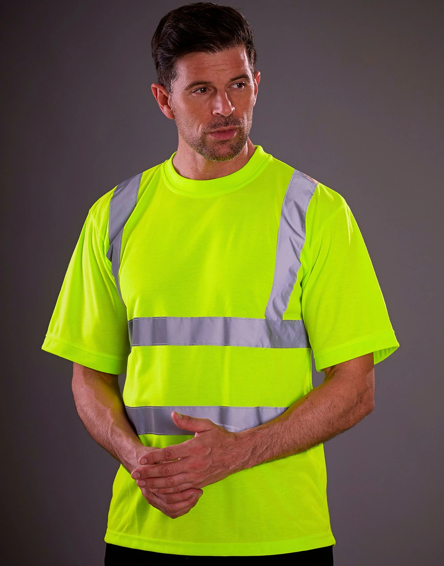 Yoko Hi-Vis Short Sleeve T-Shirt 3 Yoko Hi-Vis Short Sleeve T-Shirt - Image 3