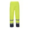 Portwest Hi-Vis Contrast Classic Rain Trousers