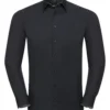 Russell Collection Mens Long Sleeve Tailored Contrast Ultimate Stretch Shirt 