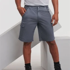 Russell Polycotton Twill Shorts -Sol's Clothing Store 37246f4a295b757a7a4138345c5df7b52c34a9b58541322d8c38dbb960c9b374
