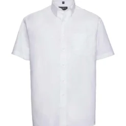 Russell Collection Mens Short Sleeve Classic Oxford Shirt -Sol's Clothing Store 38030d79625087026ddd980158fb6afc472a3163ccaa4310ea2d5fa5fd43be0e