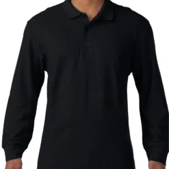 Gildan Premium Cotton® Adult Long Sleeve Double Piqué Polo