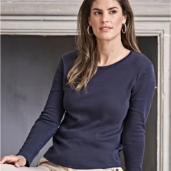 Tee Jays Ladies' Long Sleeve Interlock Tee -Sol's Clothing Store 3d114dc27972296847f12b2120c15048acbfd7b4bc64b46396f7972b19c9cee9