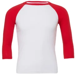 Bella+Canvas Canvas Unisex 3/4 Sleeve Baseball Tee