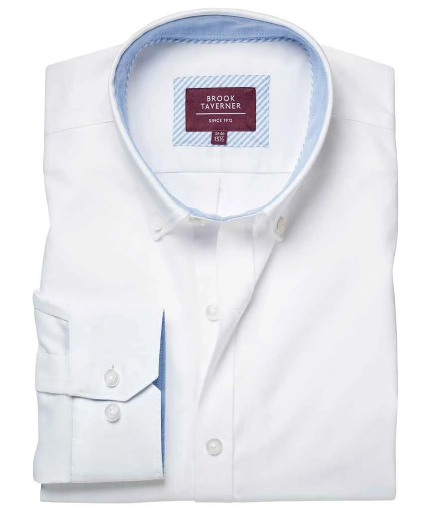 Brook Taverner Lawrence Long Shirt Stretch Oxford Shirt 1 Brook Taverner Lawrence Long Shirt Stretch Oxford Shirt