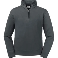 Russell Authentic Zip Neck Sweatshirt -Sol's Clothing Store 4837afd4acaacdda8d9f140727d7c0b282adc89d95dcb8ab4d64549968a2ce50