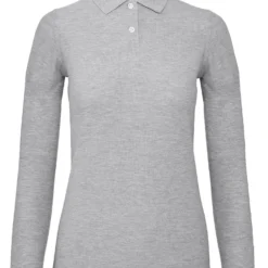B&C ID.001 Womens Long Sleeve Polo -Sol's Clothing Store 4f5644751ef0d693214308fa519c73997f8a02b947946d292ea2fb90f87fa06e