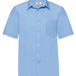 Fruit Of The Loom Mens Short Sleeve Poplin Shirt -Sol's Clothing Store 5127d6e2fd9d7321855136d39768bca30abea5370704dcf53f8e67eda6b6d636