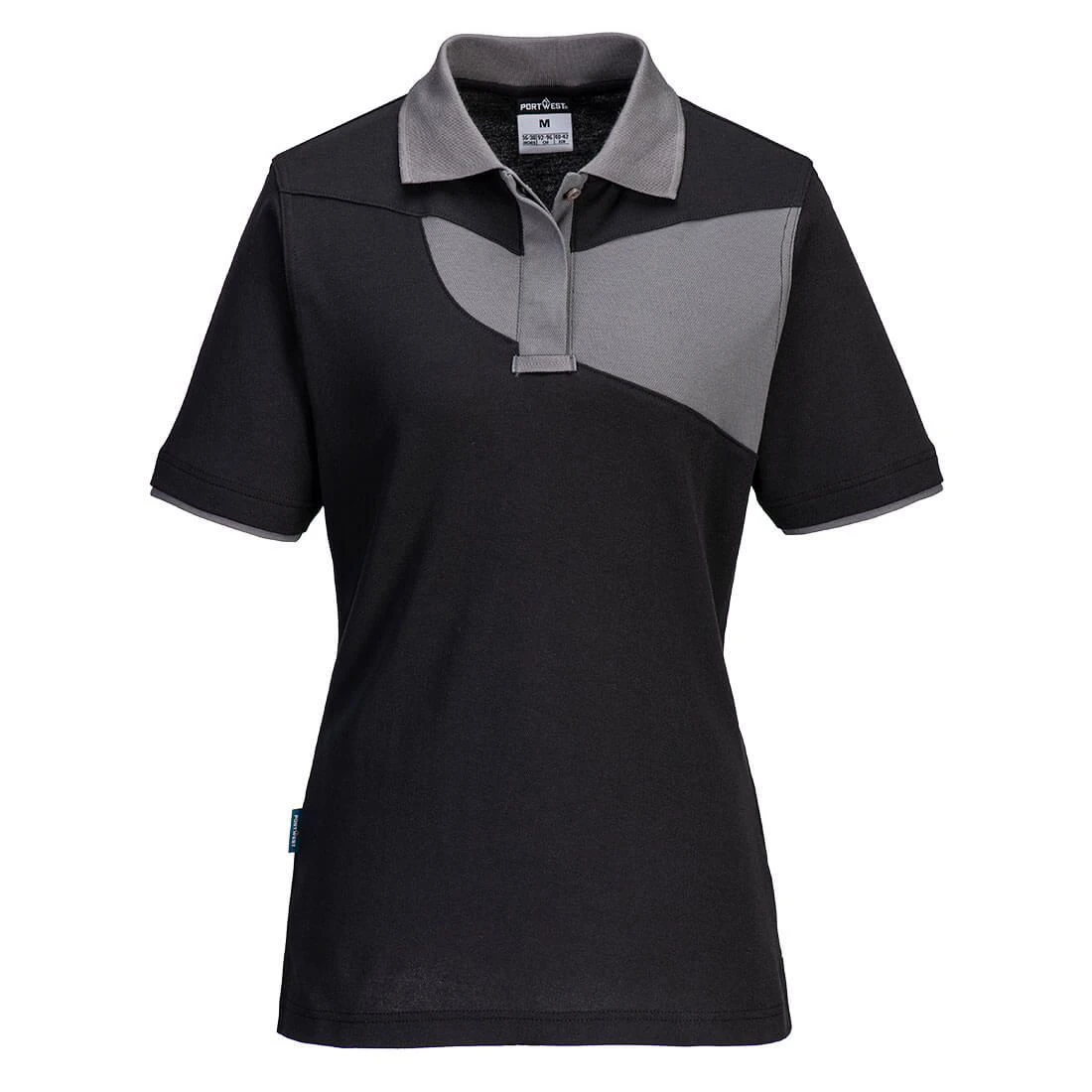 Portwest PW2 Cotton Comfort Women's Polo Shirt S/S 2 Portwest PW2 Cotton Comfort Women's Polo Shirt S/S - Image 2