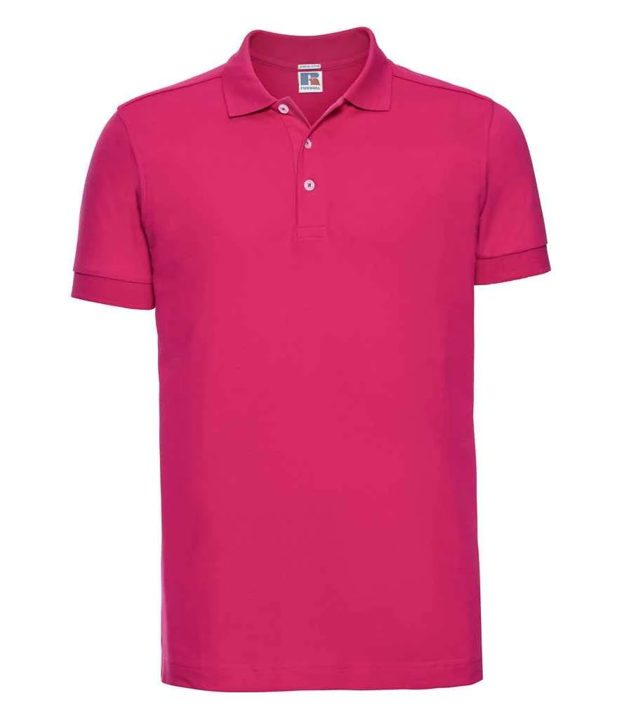 Russell Mens Fitted Stretch Polo 14 Russell Mens Fitted Stretch Polo - Image 14