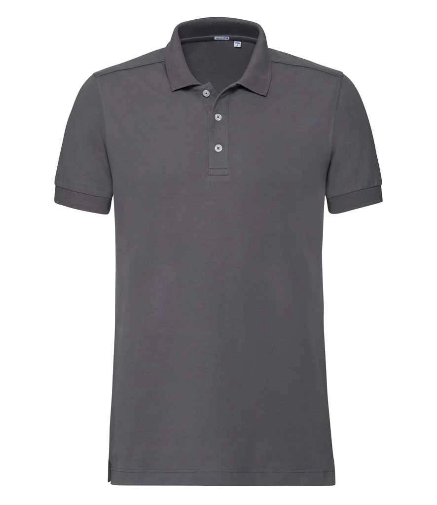 Russell Mens Fitted Stretch Polo 18 Russell Mens Fitted Stretch Polo - Image 18