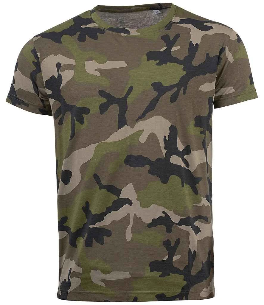 SOL'S Sols Camo T Shirt 4 SOL'S Sols Camo T Shirt - Image 4